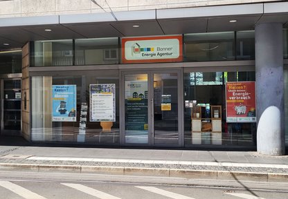 Eingang der Bonner Energie Agentur